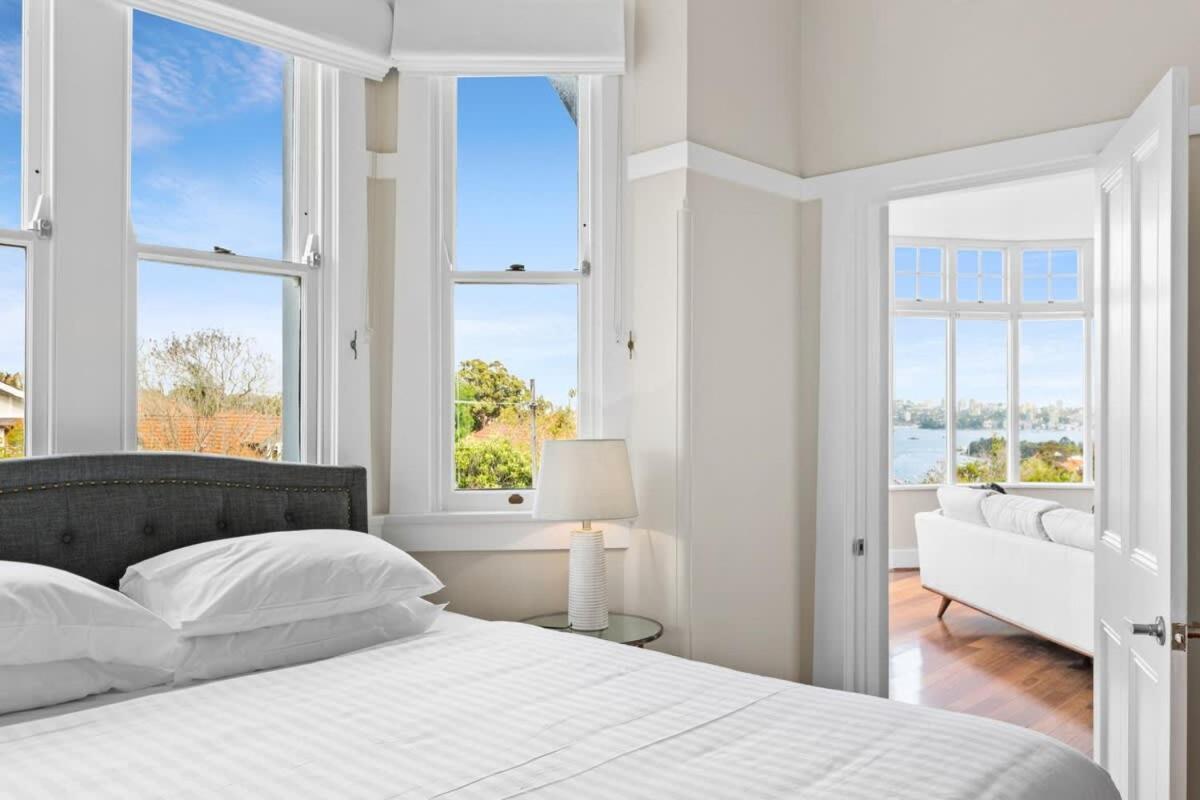 Huge Harbour View Apartment In Historic Home Sídney Exterior foto
